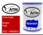 Preview: Chevrolet, Bright Red, 33C / WA8551: 500ml Lackdose, von ATW Autoteile West.